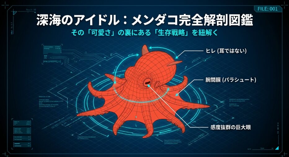 メンダコの裏側と生態を徹底解剖！食用としての味や調理、毒の有無まで 