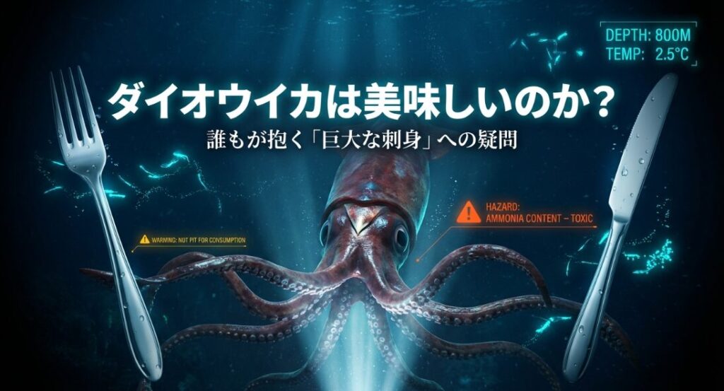 ダイオウイカが実際に食べれるのか