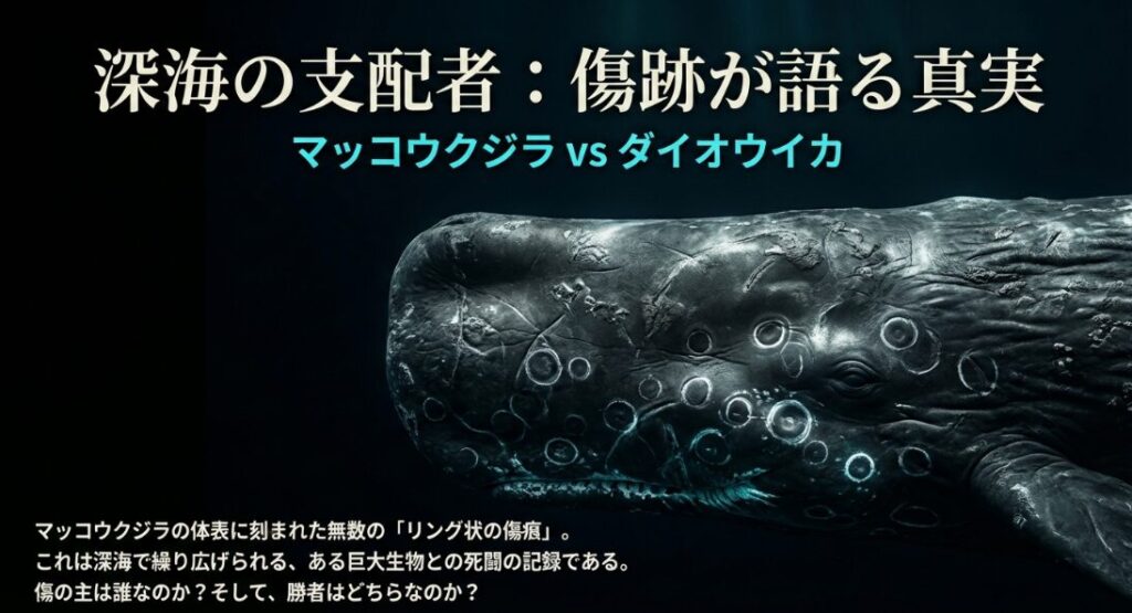 ダイオウイカとマッコウクジラはどっちが強い？
