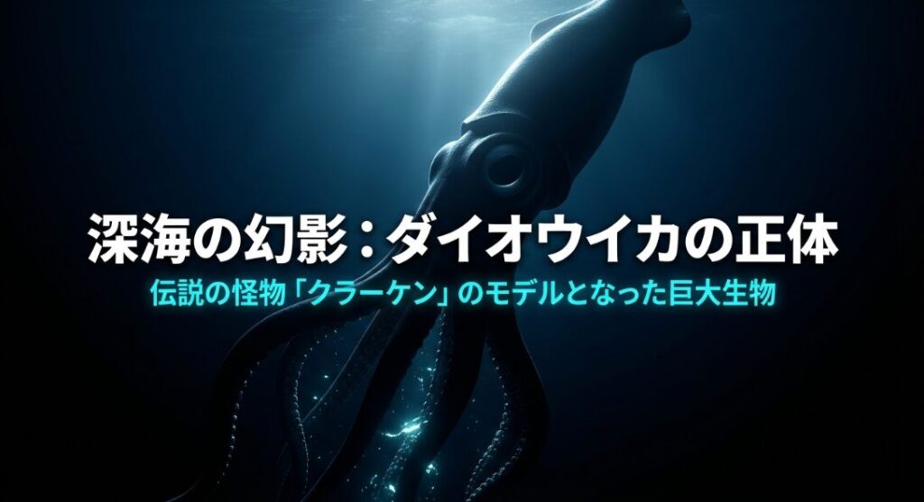 ダイオウイカの象徴とも言える長い「足」。しかし、その正体
