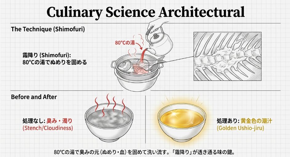 最後の一滴まで堪能する至極の潮汁