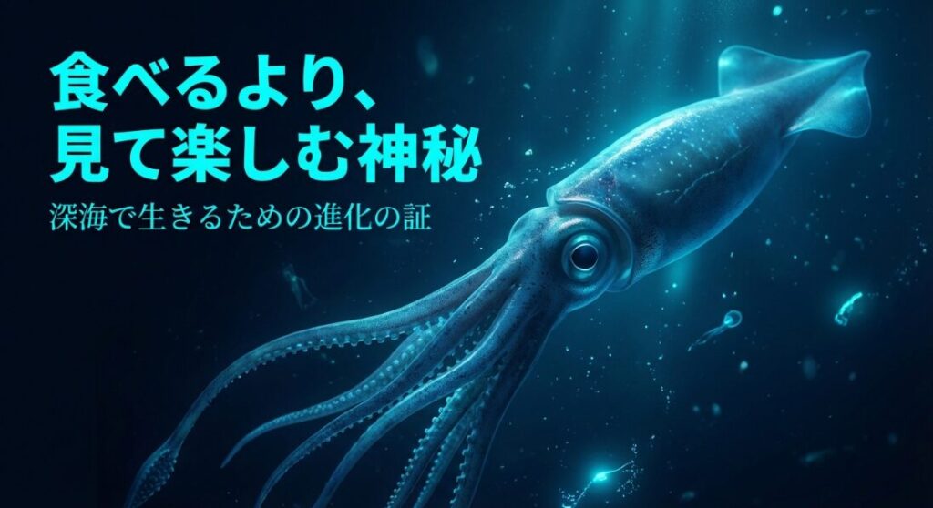 深海の神秘は、食べなくても私たちの知的好奇心を十分に満たしてくれる