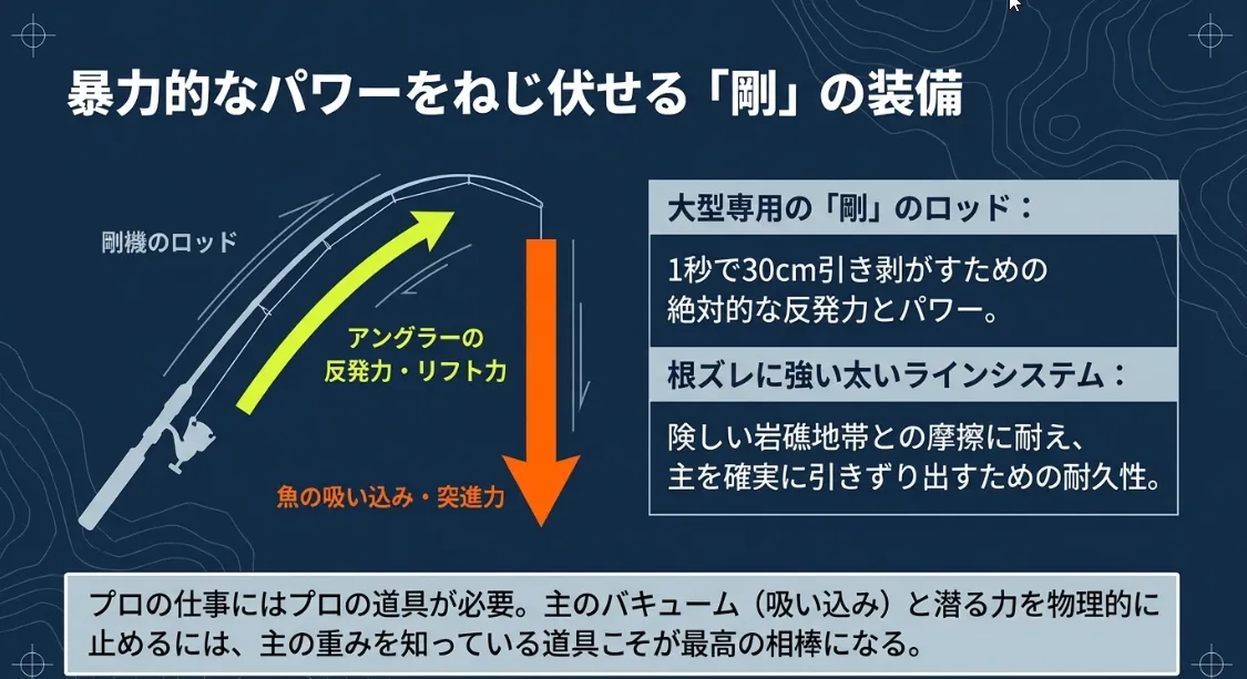 25cm超の主を仕留めるためのガチ装備マトリックス