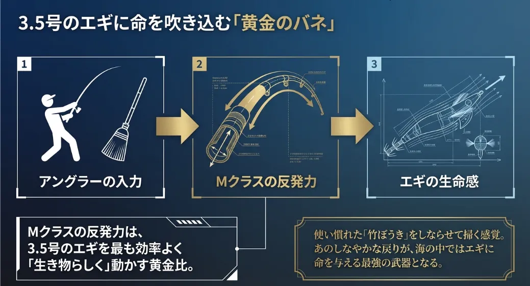 3.5号を化けさせる「Mクラス」は最強のバネ