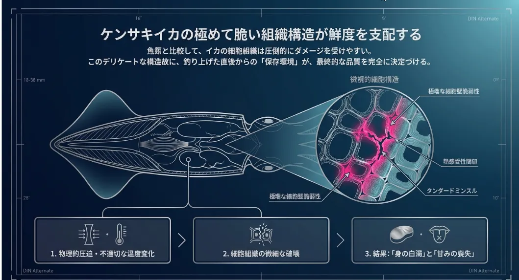 35Lの内寸55cmが最高鮮度を約束するイカメタルの黄金比だ