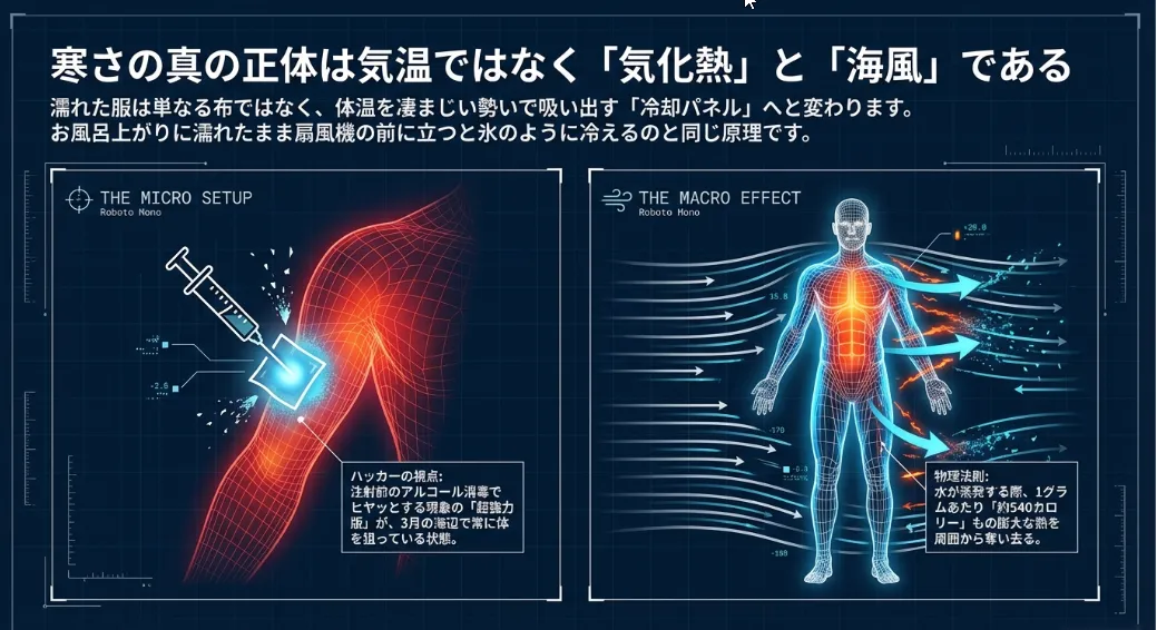 3月の寒さは「物理」で防げ！濡らさず風を断てば勝てる
