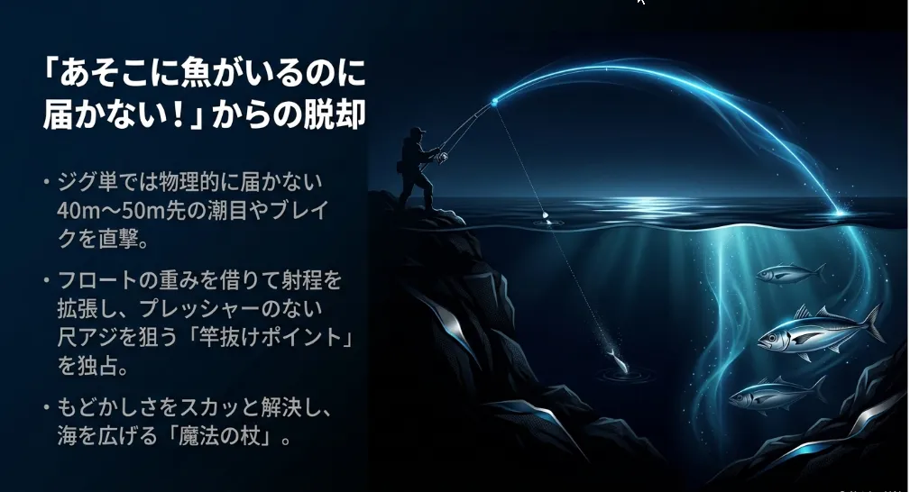 40m先の暗闇を制す！フロートロッドは「未開拓域」の鍵だ