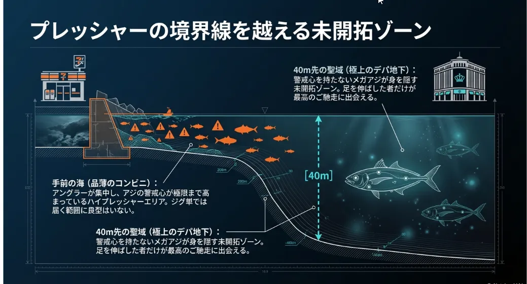 40m先の聖域は「専用ロッド」という高解像度デバイスで攻略する