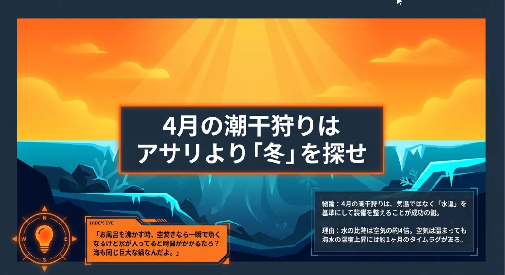 4月の潮干狩りは寒い！