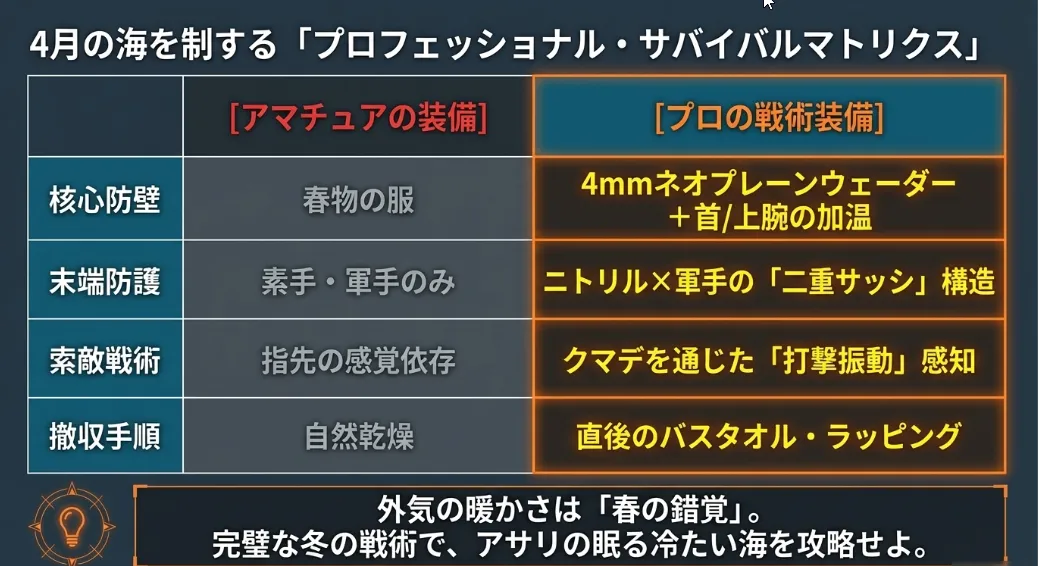 4月の過酷な海を完全攻略する！ヒデ厳選の最強ハック装備