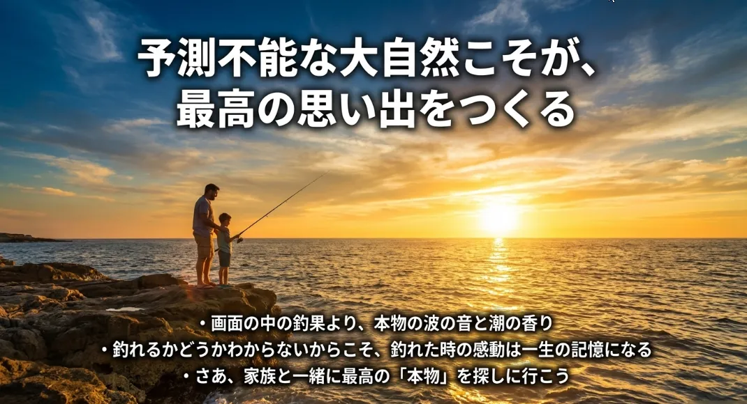 「なくなった」の先へ！家族で新しい感動を見つけに行こう