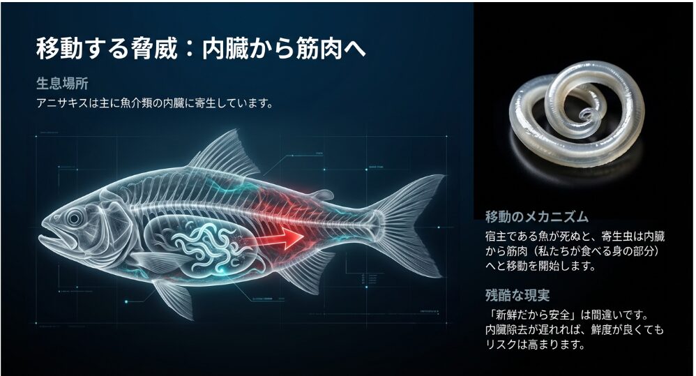 アニサキスによる食中毒の危険性と症状