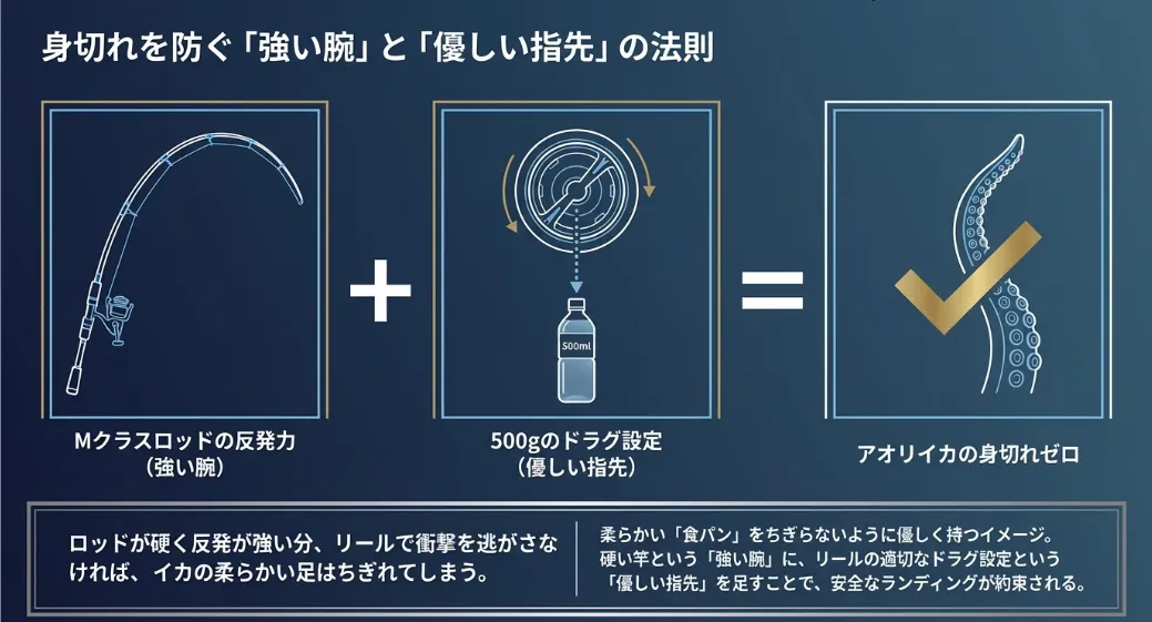 イカの足をちぎらない「500mlペットボトル」の掟
