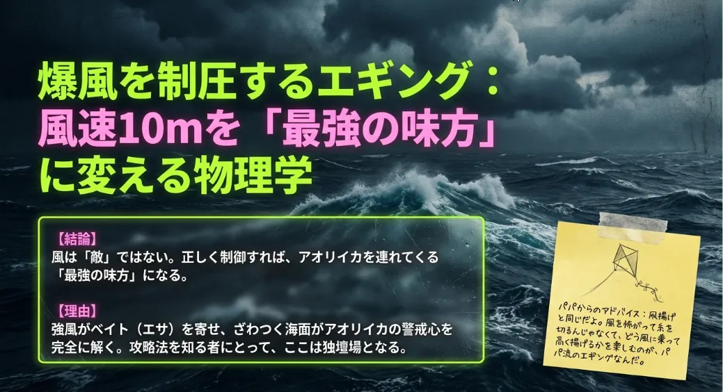 エギング風速10m攻略！