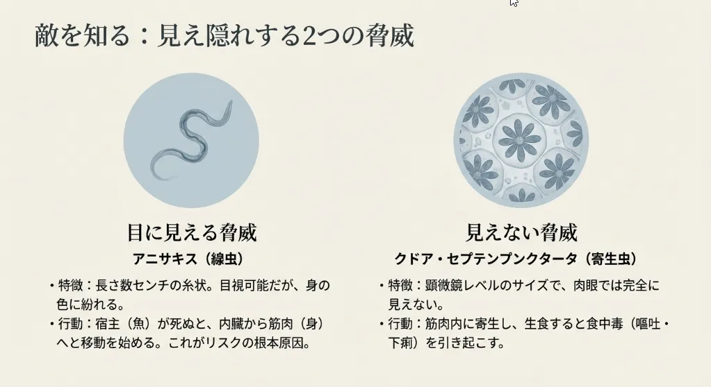 キハダマグロに潜む「クドア」の脅威