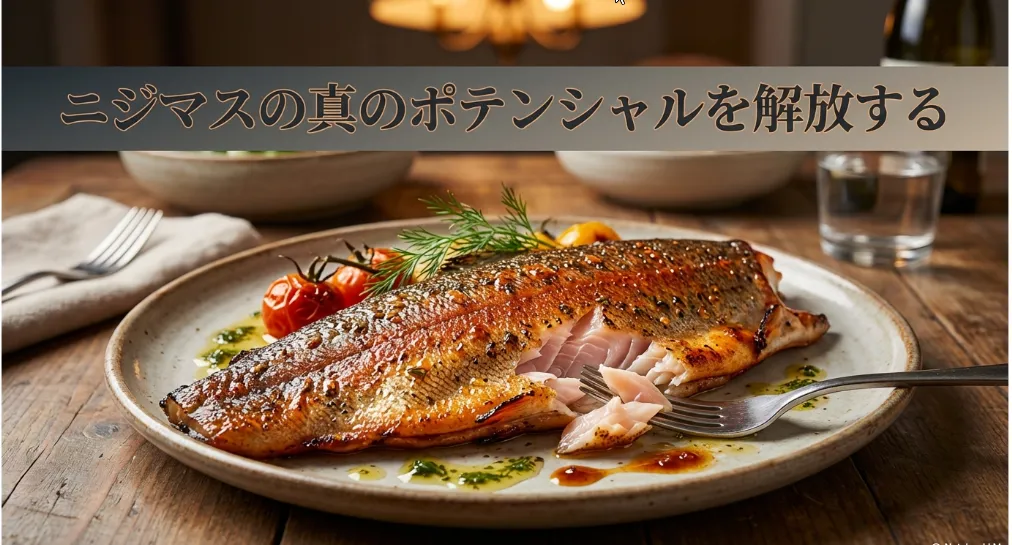 ニジマスのぬめり取り