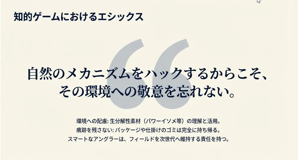 ヒデ厳選の「勝てる」道具リスト