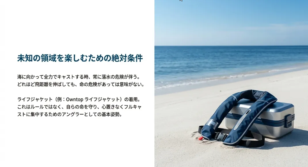 ライフジャケットは必須