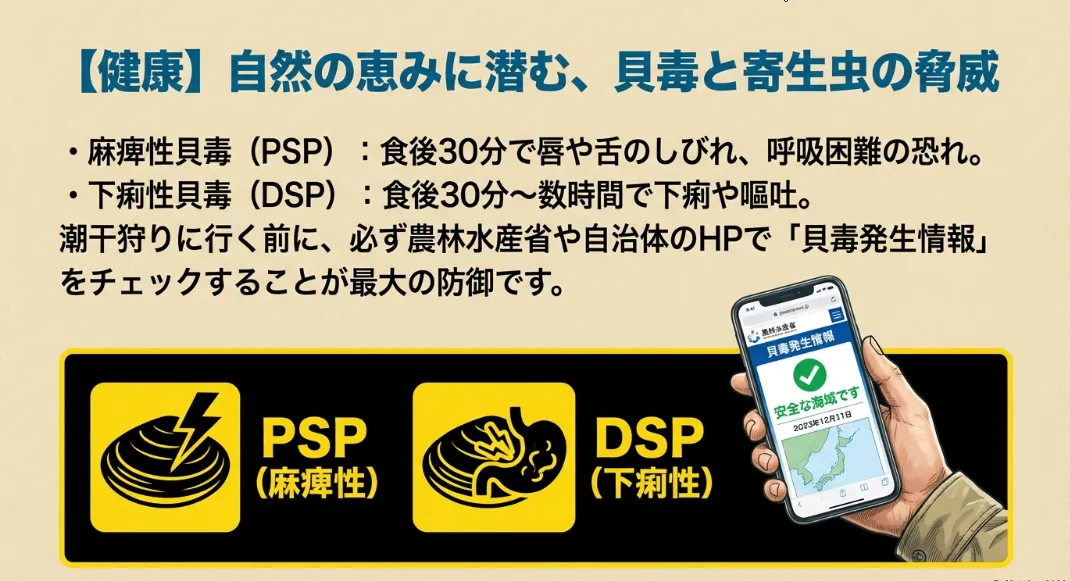 加熱しても消えない！「貝毒」のリスク管理