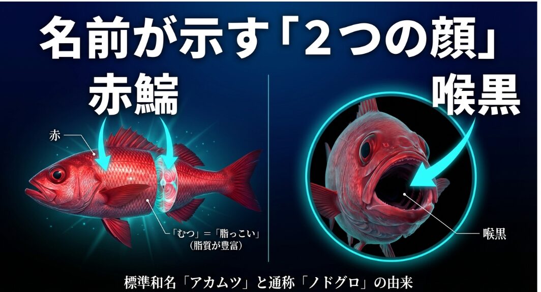 口が真っ黒？のどぐろ