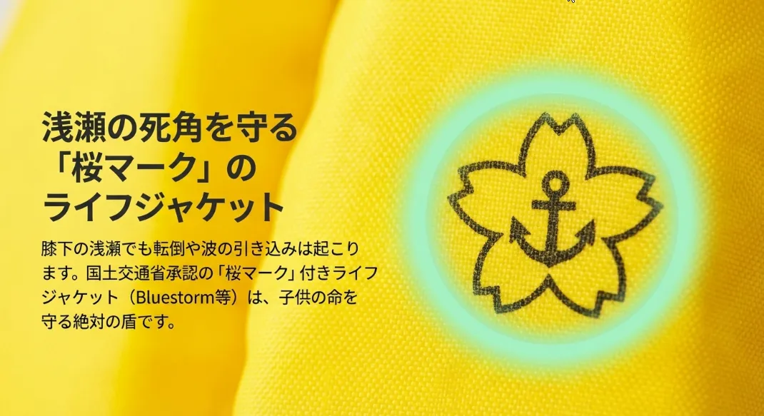 命のラストライン！桜マークのライフジャケットで家族を守れ