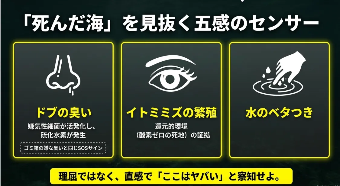 堤防の沈黙は「酸欠」が招く必然の生理現象だ