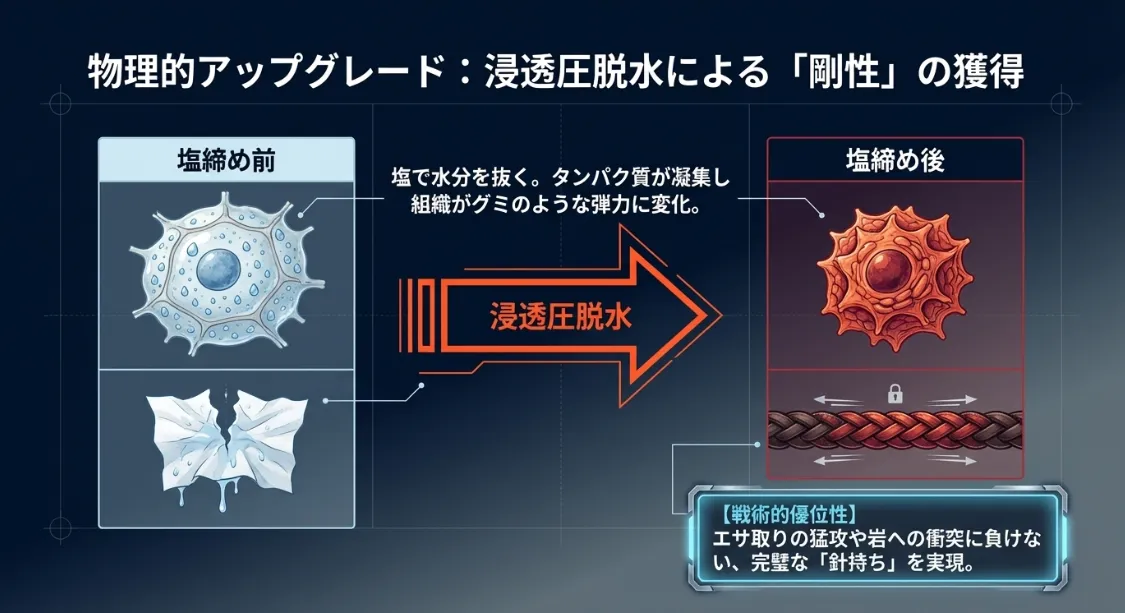 塩締めで「針持ち」が激変！物理的に身を強くする魔術