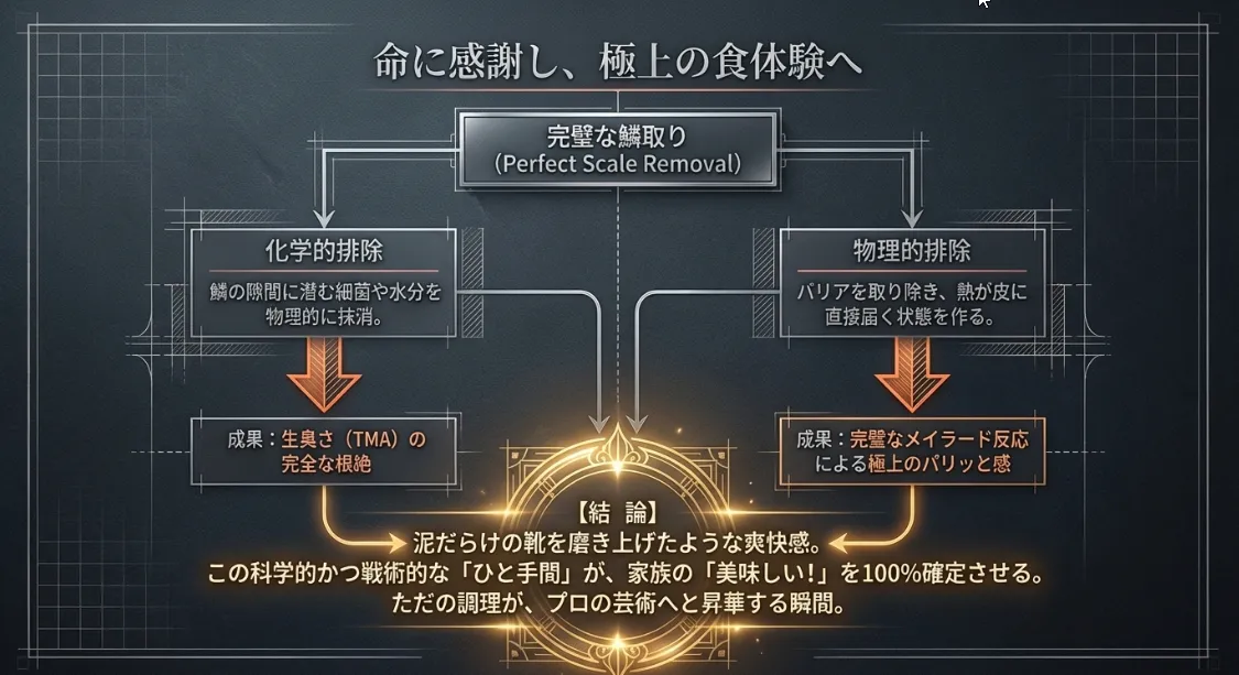 完璧な下処理が「最高の料理」を作る！命への感謝を込めて
