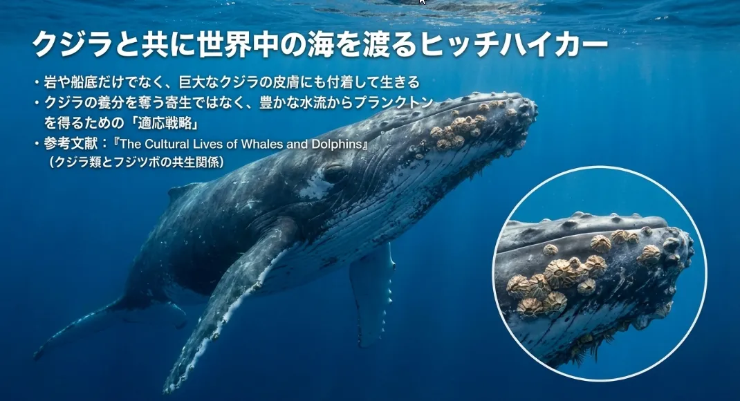 寄生ではなく「付着」？大型海洋生物を覆い尽くす実態