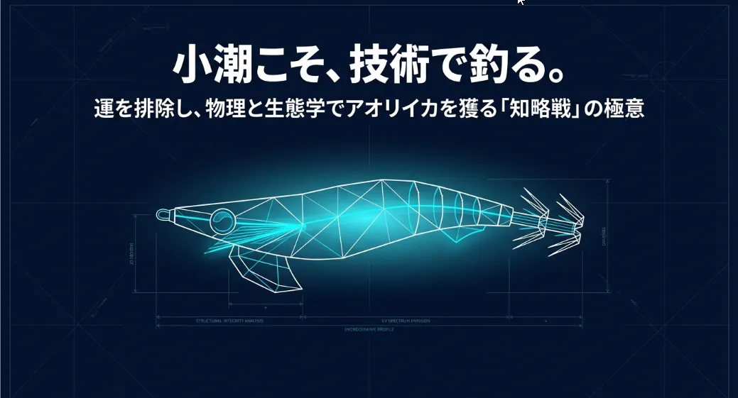 小潮のエギングは釣れない？