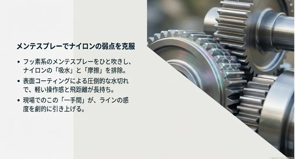 常に新品の強度を！安さを武器にした巻き替えのルーティン