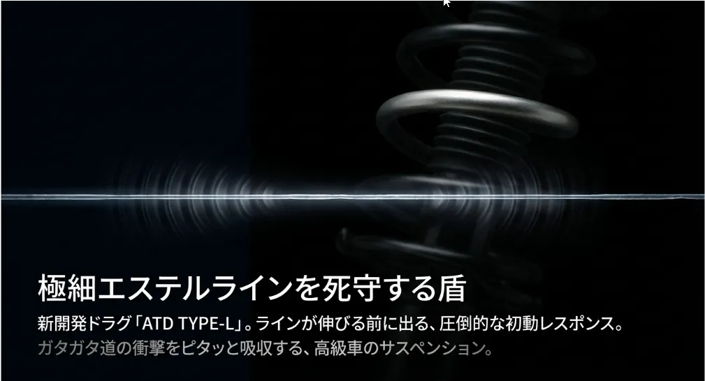 極細エステルを死守するATD TYPE-Lの即応性
