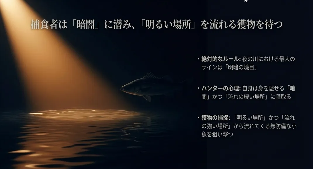 橋の下などの「明暗の差」