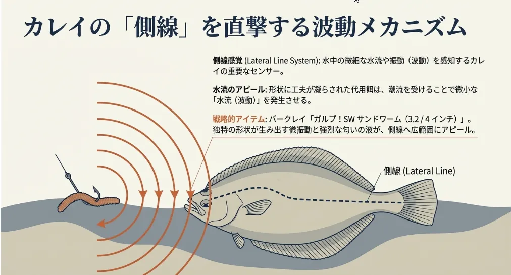 水流で誘い続ける！ワームのリブが作る「微振動」の正体