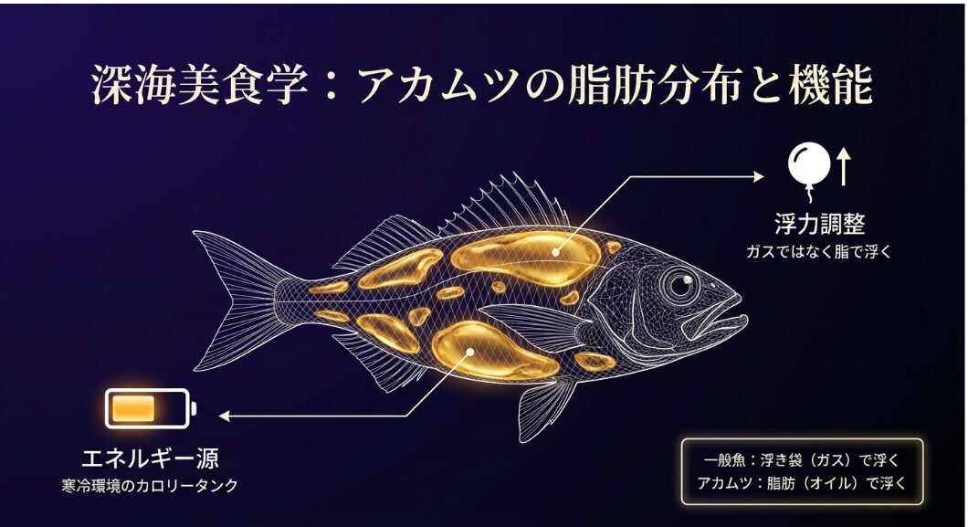 浮袋に頼らない生き方と全身に蓄えた脂の本当の役割