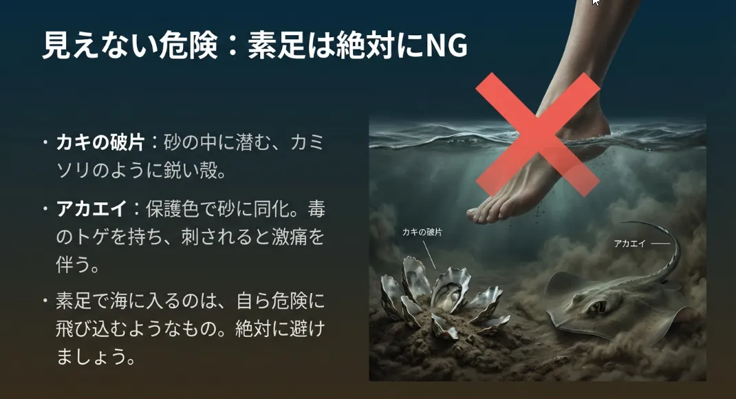 潮干狩りの正解は「厚底マリンシューズ＋靴下」の重ね履き