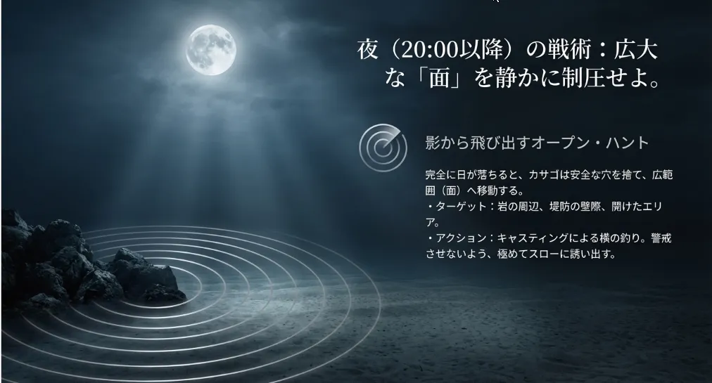 真夜中のカサゴは散歩に出る！浅場（シャロー）が熱い理由