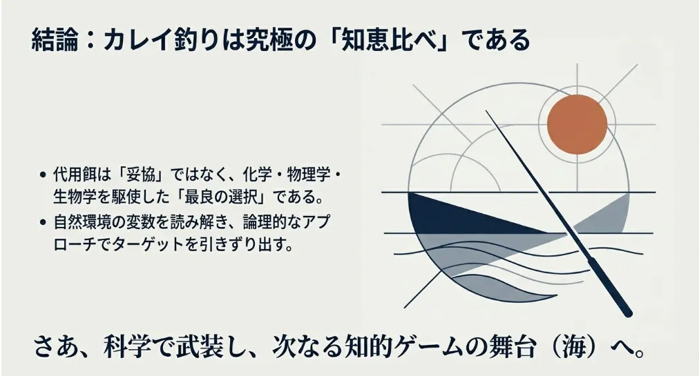 知的な代用餌戦略でカレイ釣りの新しい扉を開こう