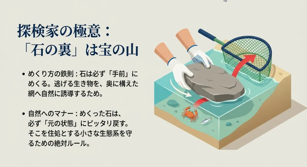 石返し：岩の裏に隠れた生命を暴く！探索の基本と醍醐味