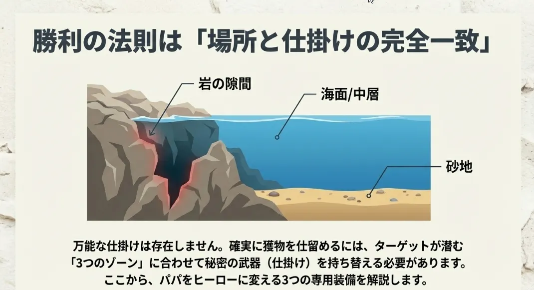 磯の主役を狙い撃ち！ヒデが厳選した5つの特選仕掛け