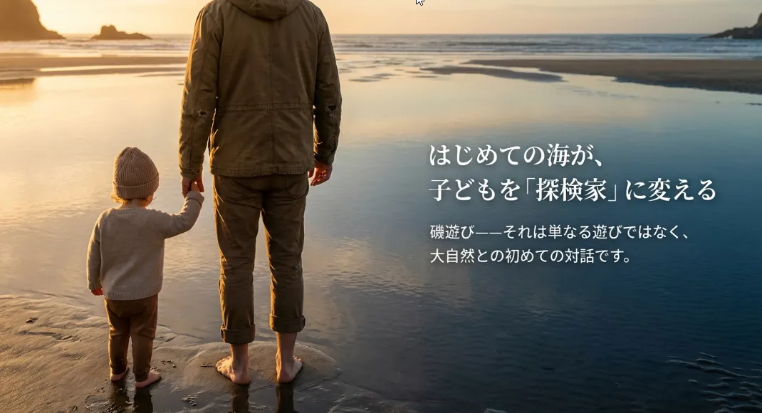 磯遊びは何歳から？