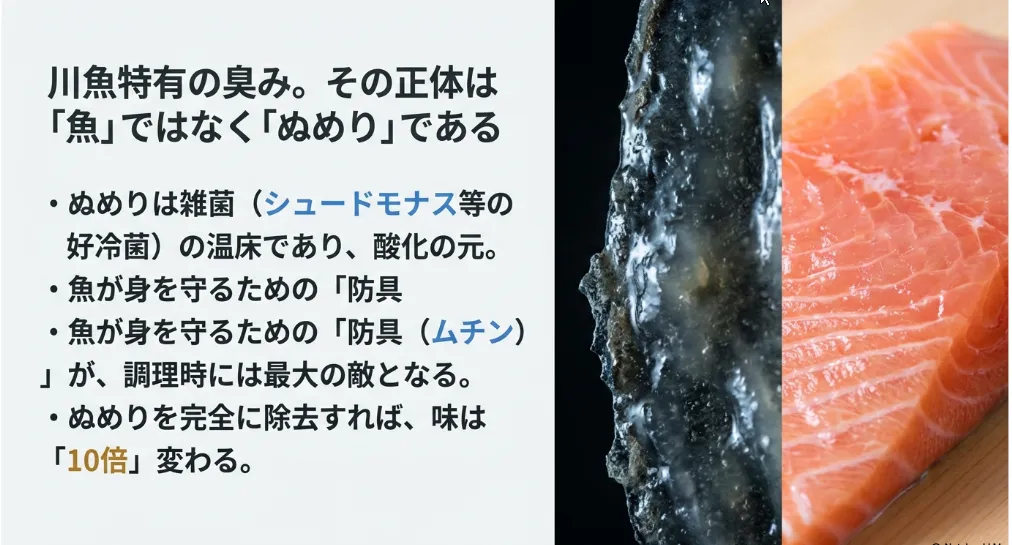 臭みの正体は「ムチン」という最強のバリアにある