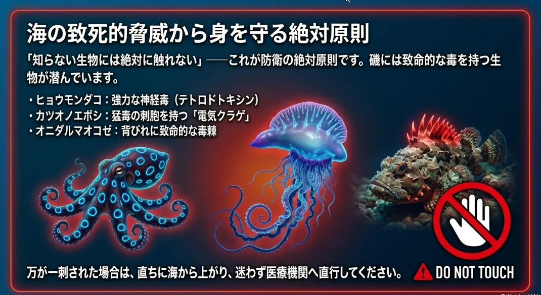 触れたら死の危険も！磯遊びで絶対に近づいてはいけない猛毒生物