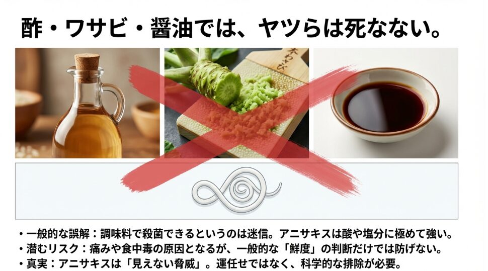 酢やワサビでは死なない！