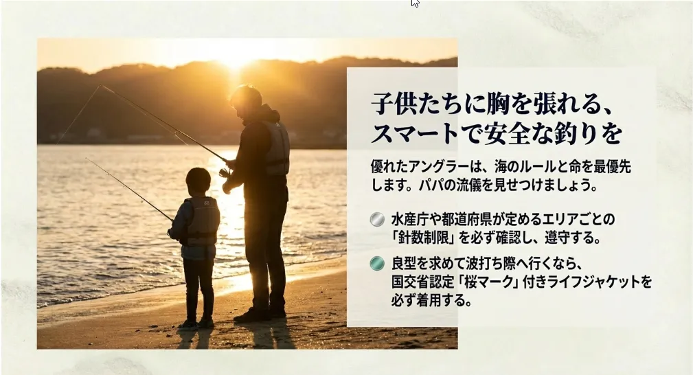 針号数をマスターして福井の海で最高の「肘叩き」を味わおう！