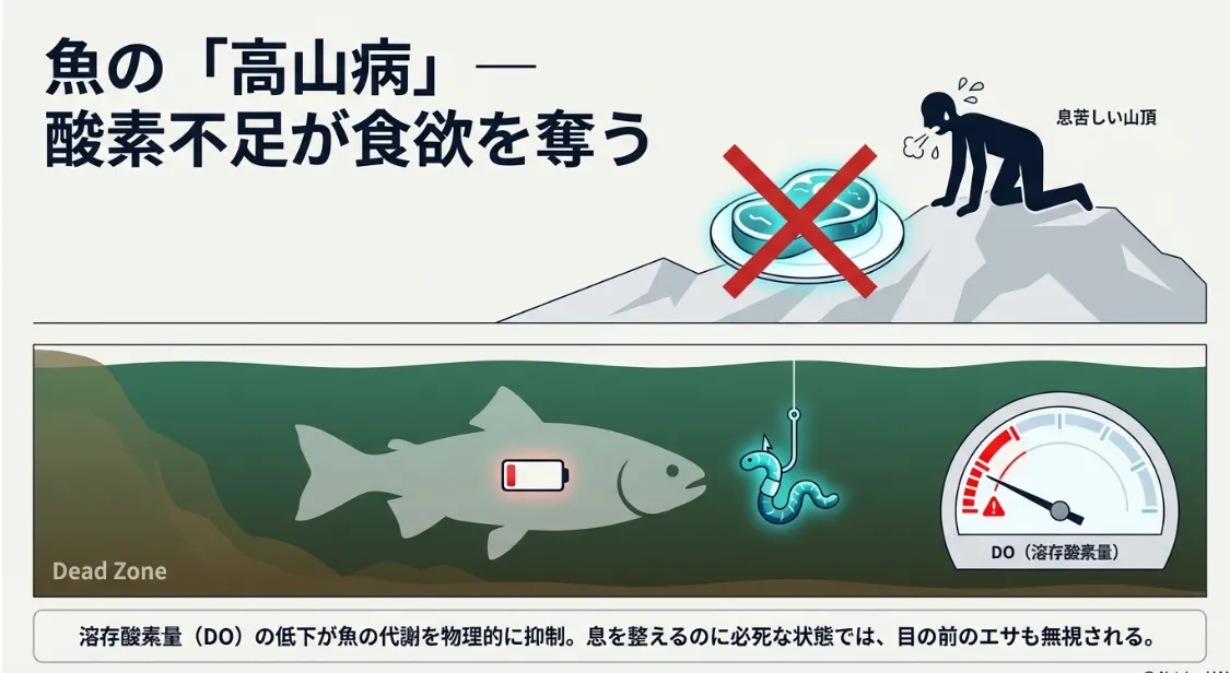 釣れない理由は腕じゃない！海中の酸素と気圧が犯人だ