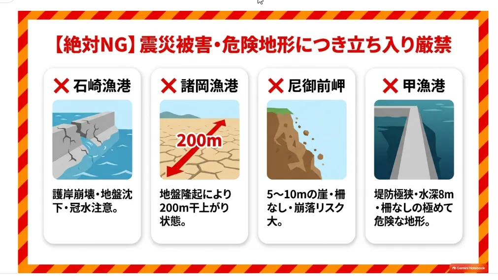 石川県のNG釣り場一覧